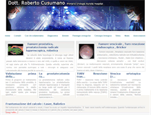 Tablet Screenshot of chirurgiaurologicaroma.com